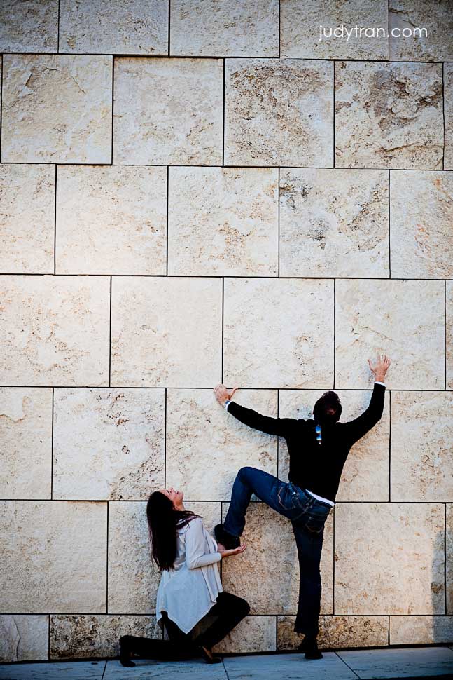 Getty Center Engagement Photography