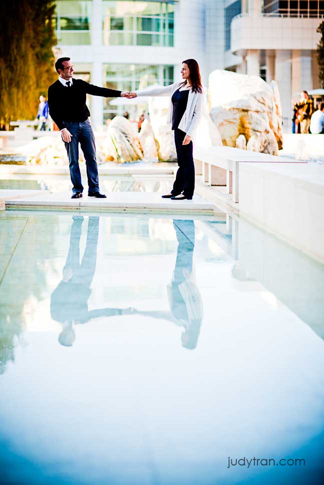 Getty Center Engagement Photography