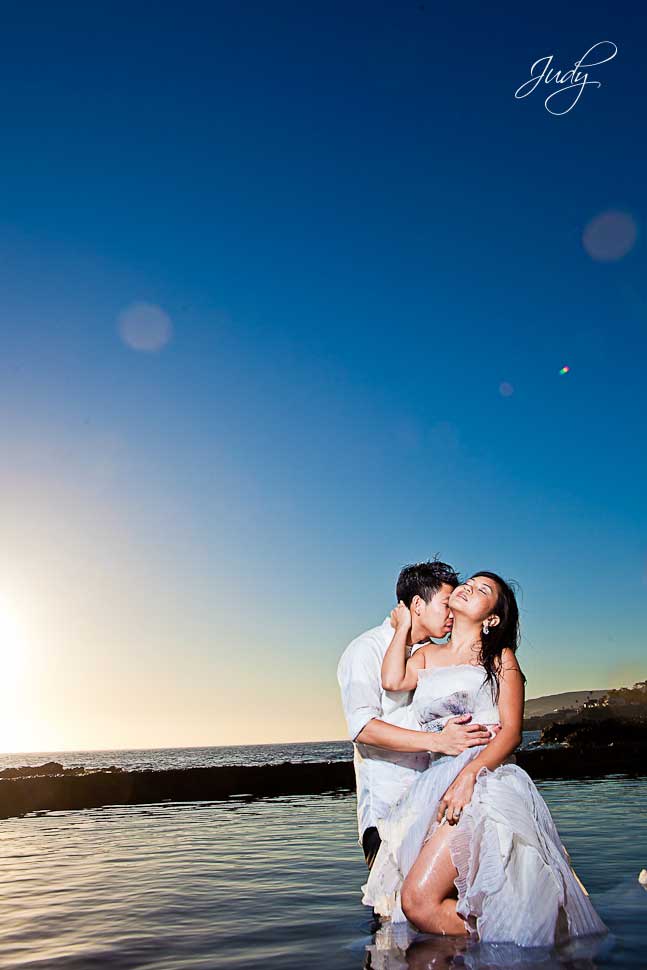 Orange County Trash the Dress Photography Trisha and Andy