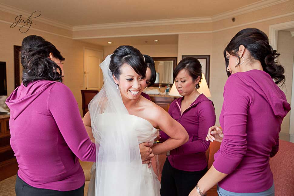 Huntington Hyatt Wedding Preparation
