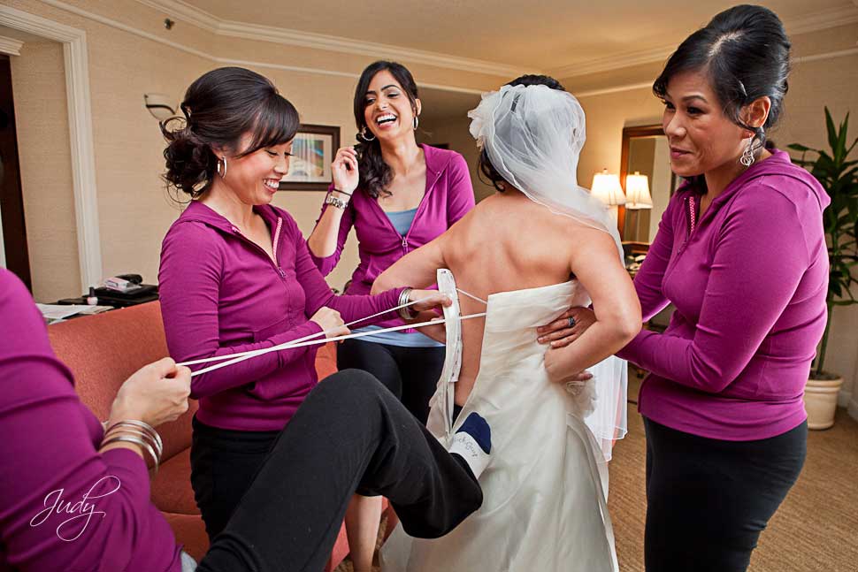 Huntington Hyatt Wedding Preparation