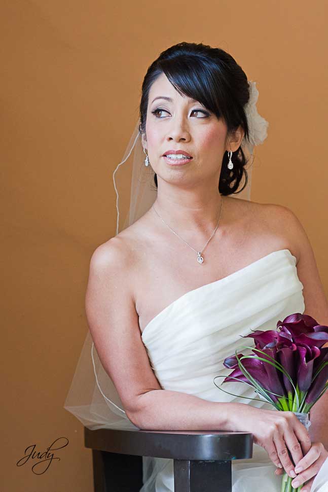 Huntington Hyatt Wedding Photography Bride