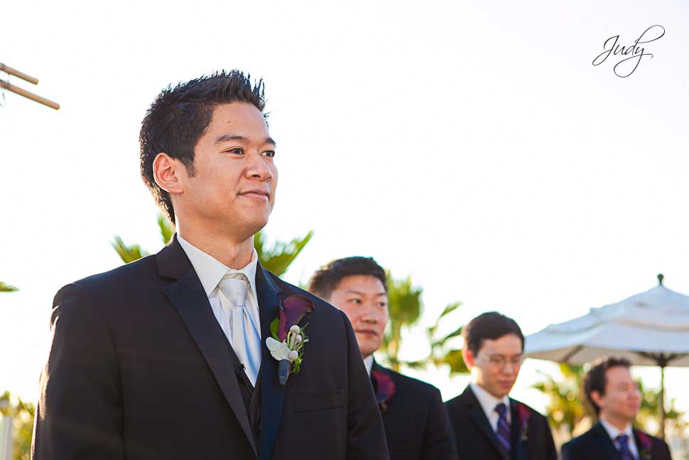 Huntington Hyatt wedding ceremony