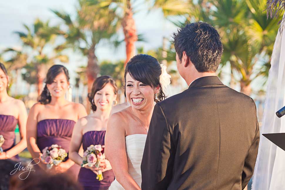 Huntington Hyatt wedding ceremony