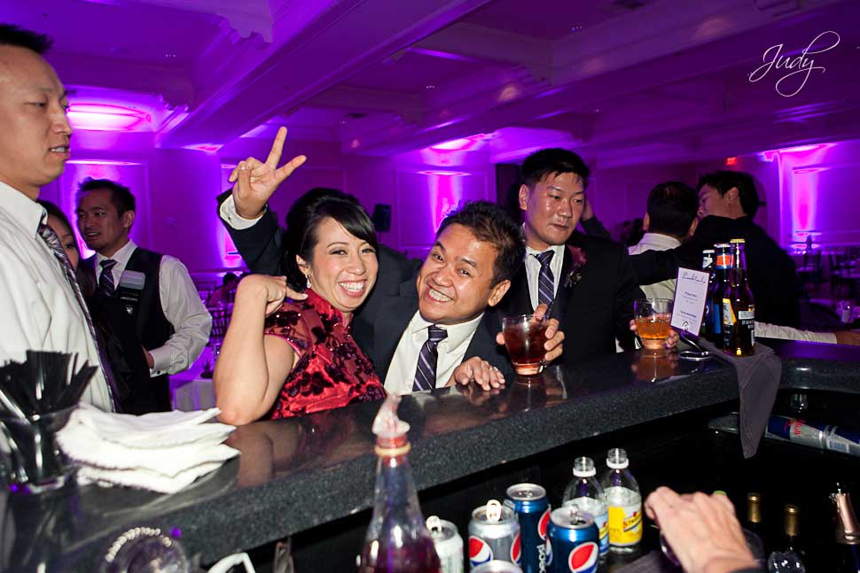 Huntington Hyatt wedding reception