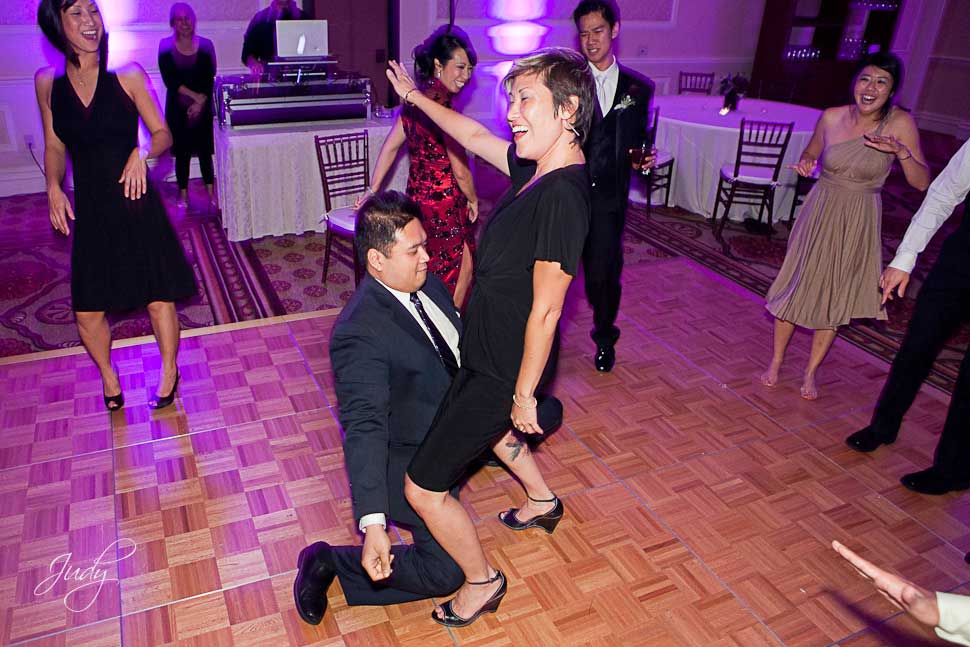 Huntington Hyatt wedding reception