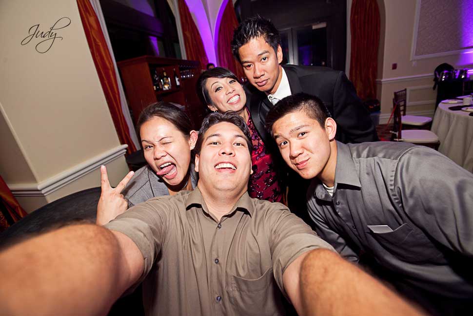 Huntington Hyatt wedding reception