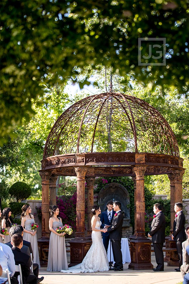 Tuscan Garden wrought iron gazebo