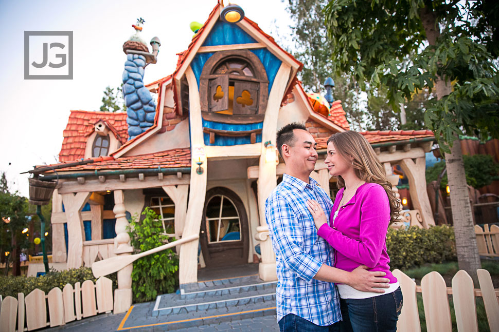 Disneyland Engagement Photography Toontown