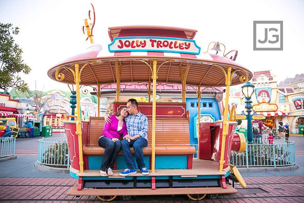 Disneyland Engagement Photography Toontown