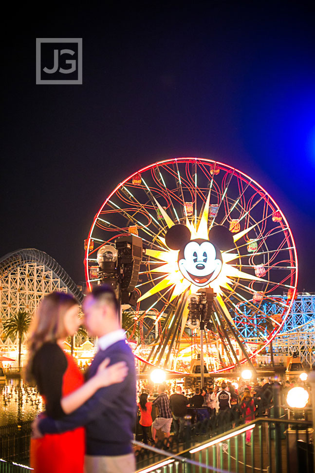 Pixar Pier Disneyland Engagement Photos