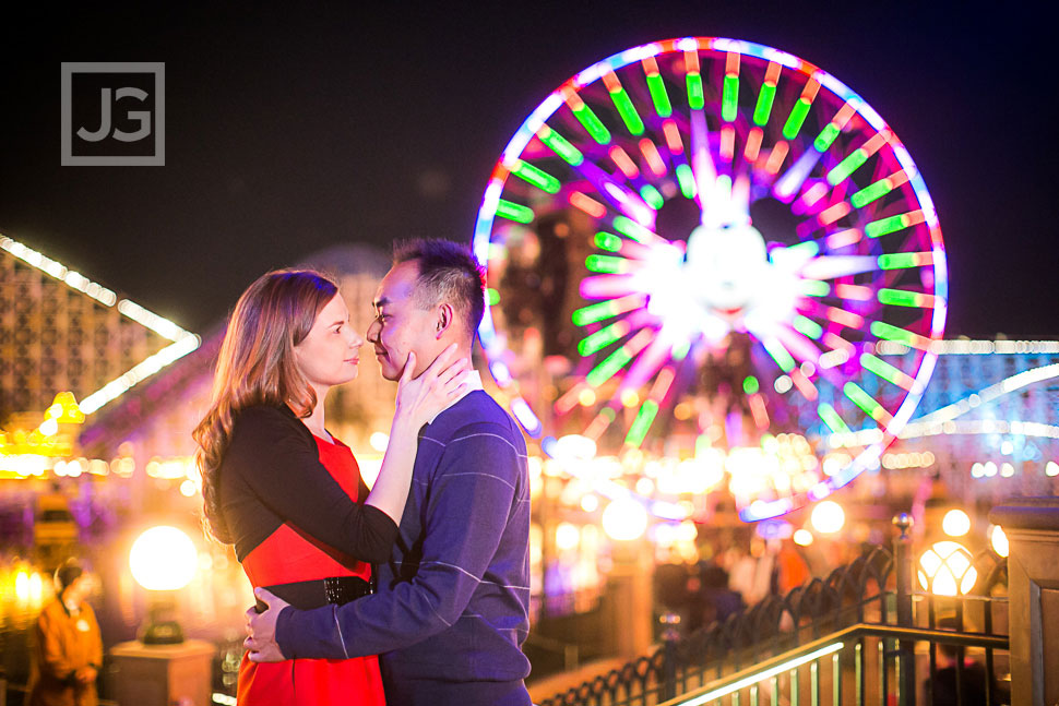 Pixar Pier Disneyland Engagement Photos
