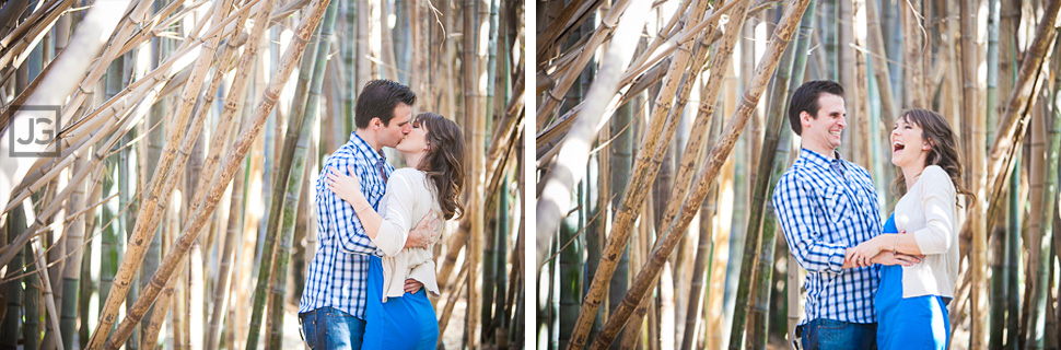 LA Arboretum Engagement Photography
