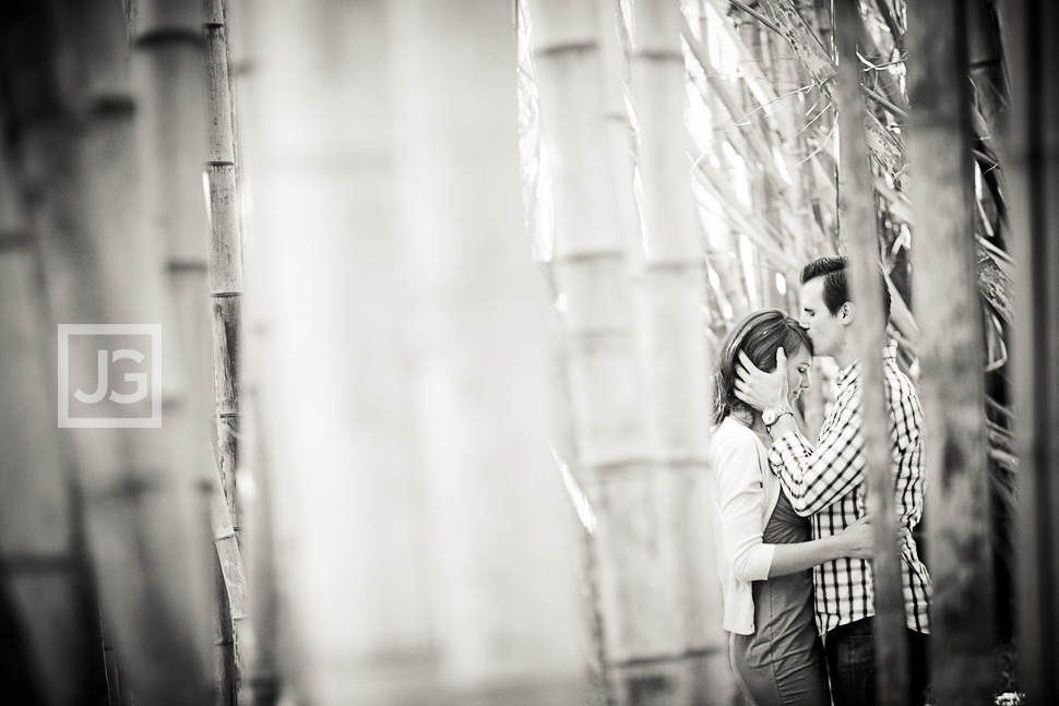 LA Arboretum Engagement Photography