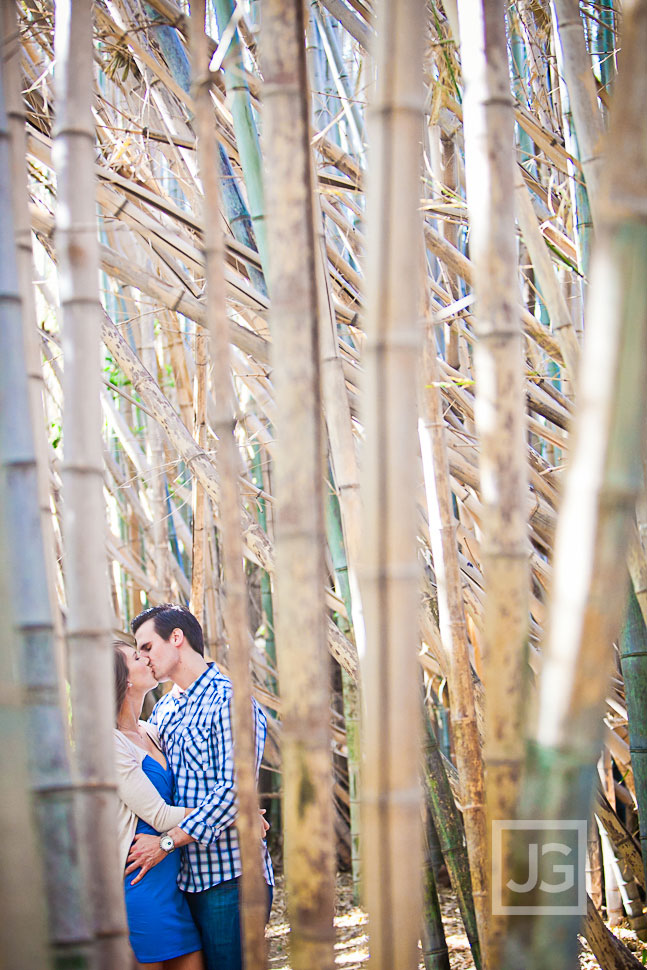LA Arboretum Engagement Photography
