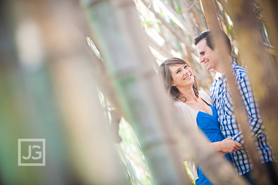 LA Arboretum Engagement Photography
