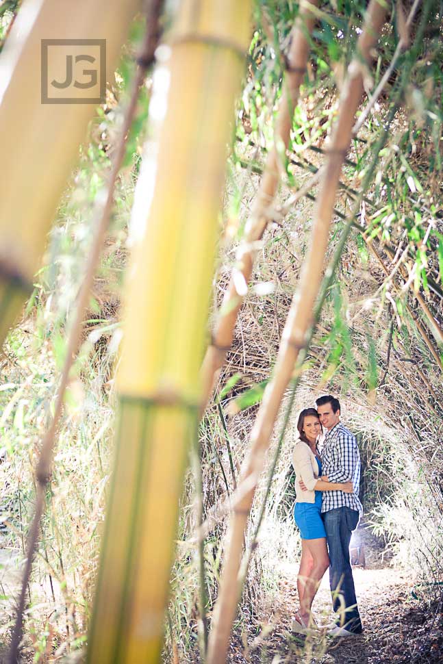 LA Arboretum Engagement Photography