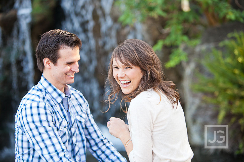LA Arboretum Engagement Photography