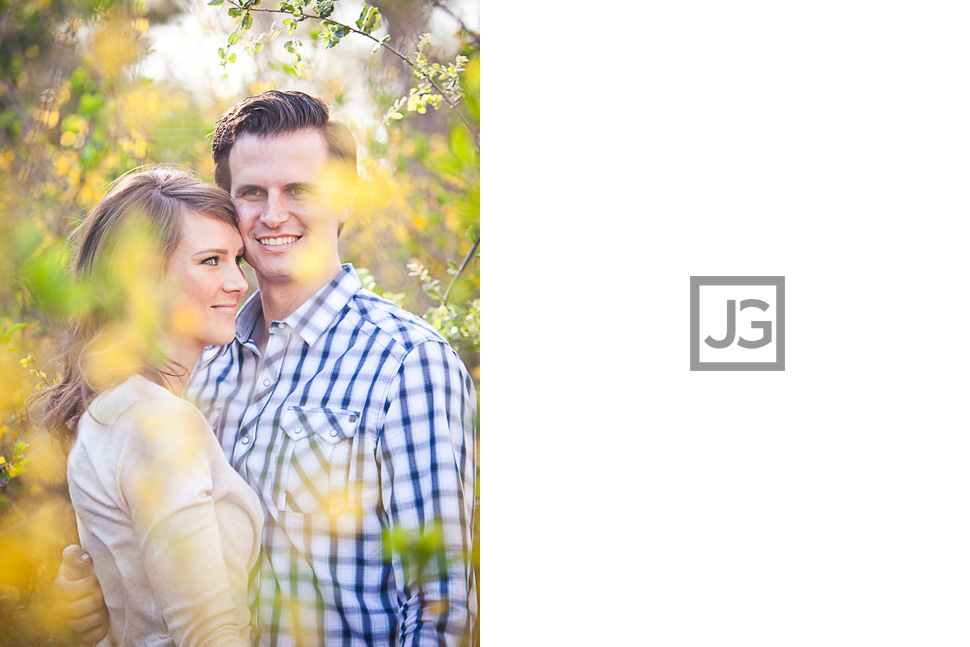 LA Arboretum Engagement Photography