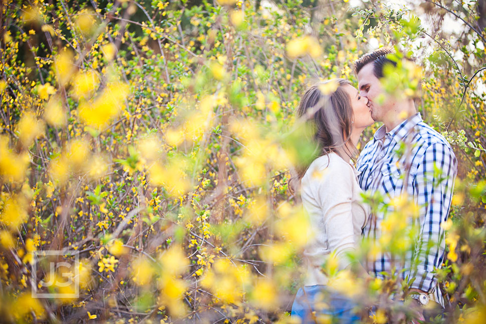LA Arboretum Engagement Photography