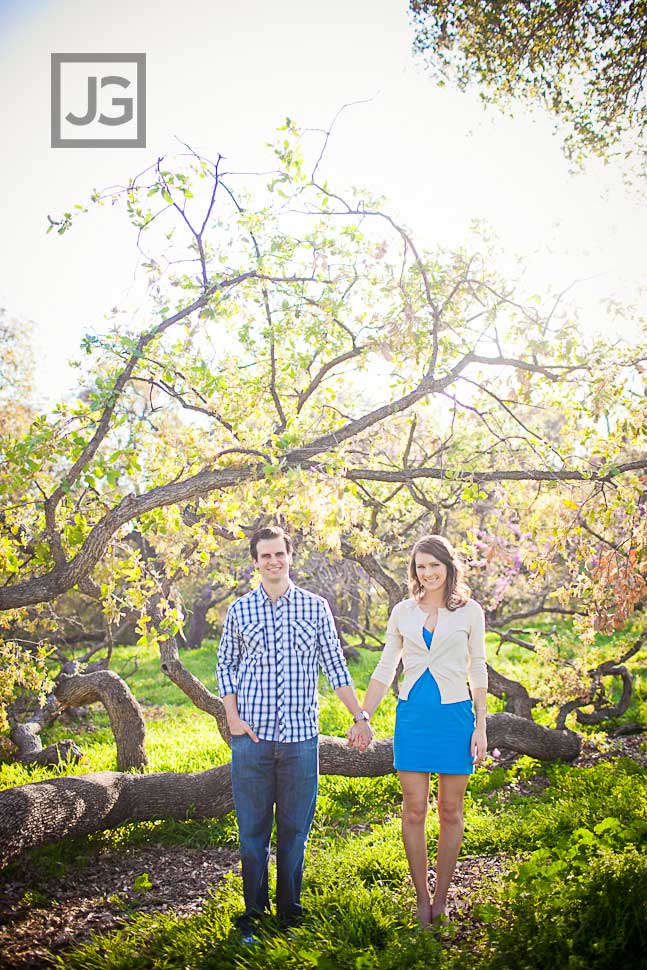 Los Angeles Arboretum Engagement Photography