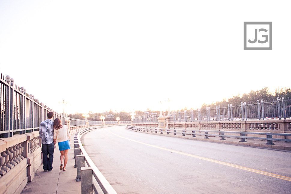 Colorado St Bridge Engagement Photography Pasadena