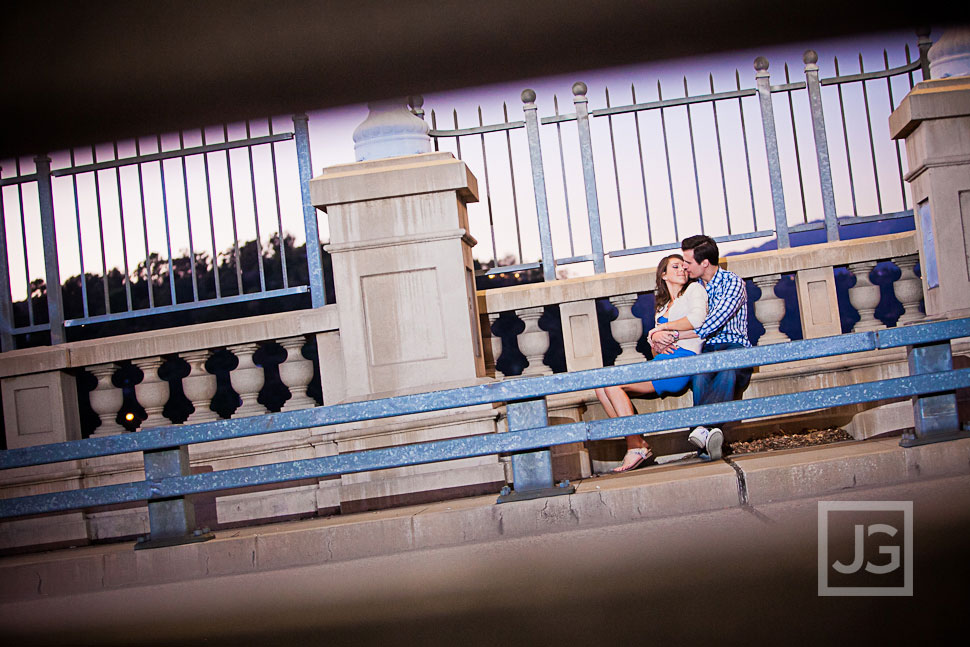 Colorado St Bridge Engagement Photography Pasadena