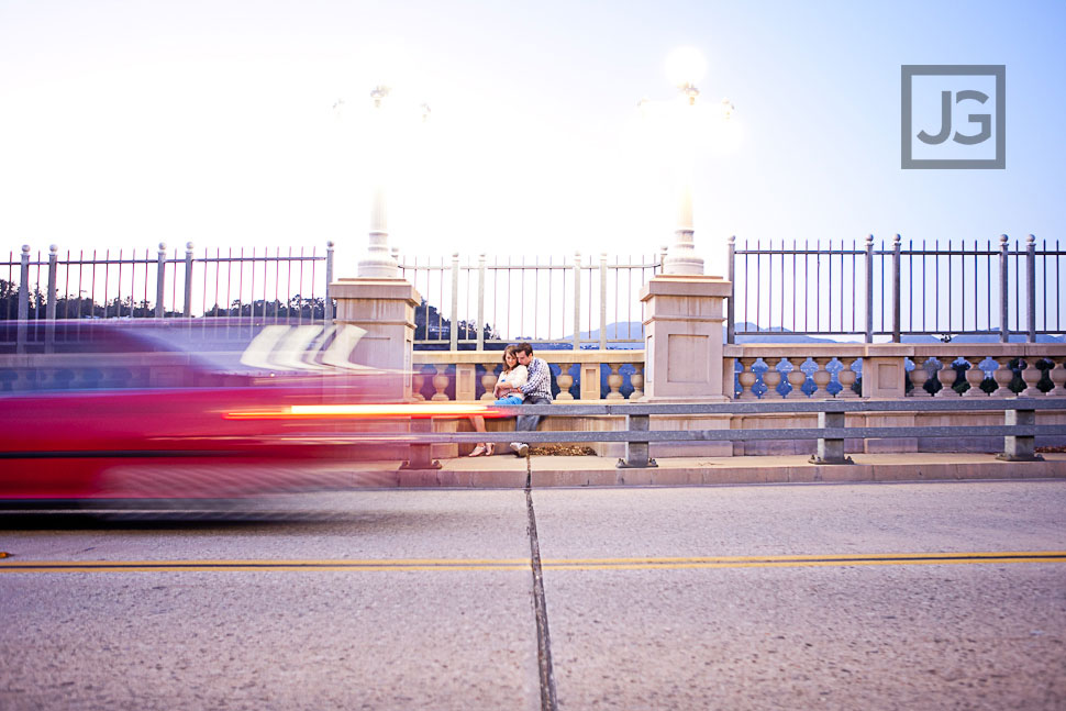 Colorado St Bridge Engagement Photography Pasadena