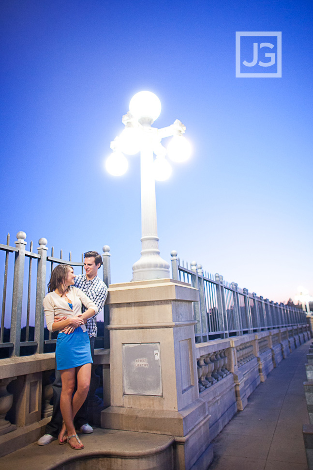 Colorado St Bridge Engagement Photography Pasadena