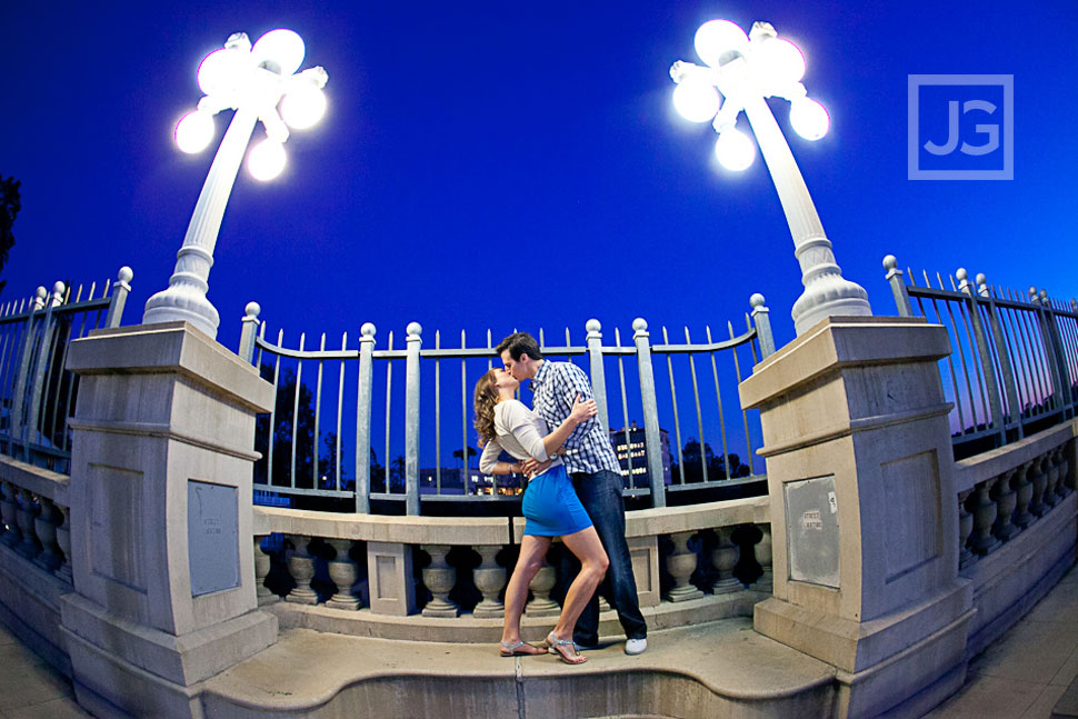 Colorado St Bridge Engagement Photos Pasadena