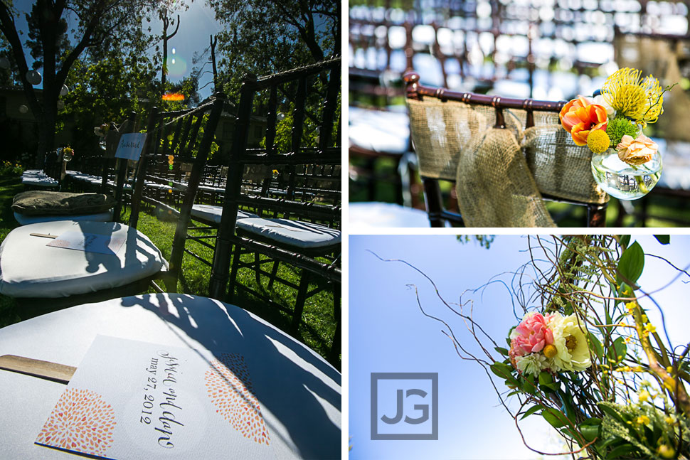 Lodge at Malibou Lake wedding ceremony