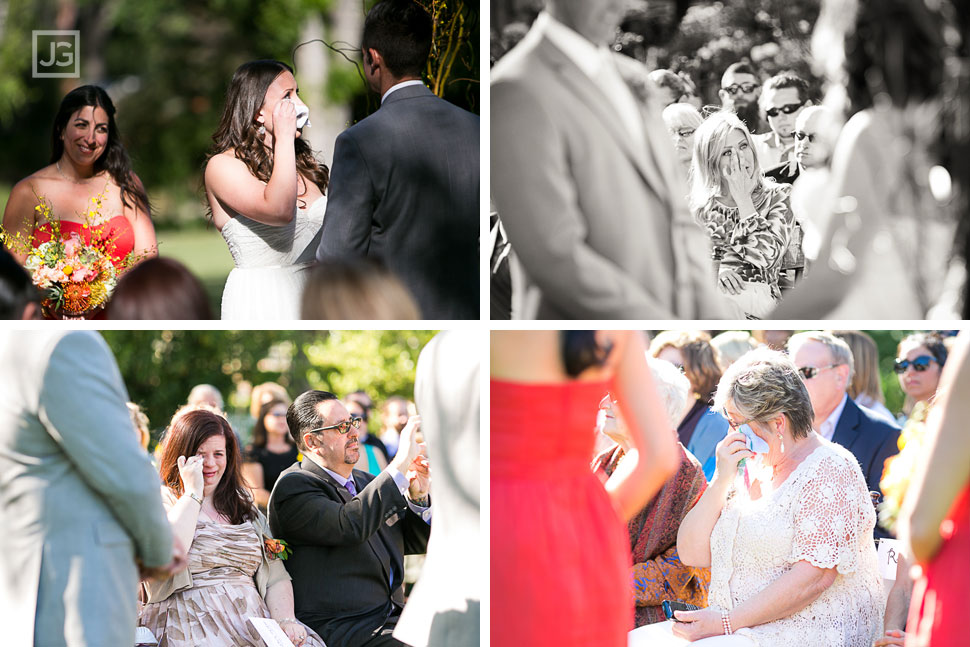 Lodge at Malibou Lake wedding ceremony