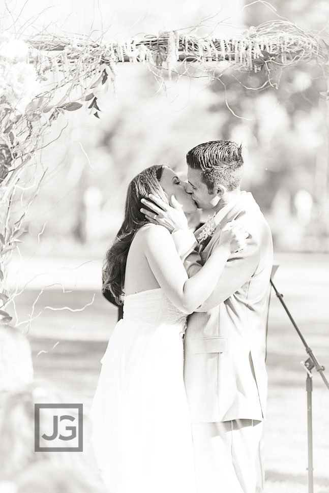 Lodge at Malibou Lake wedding ceremony