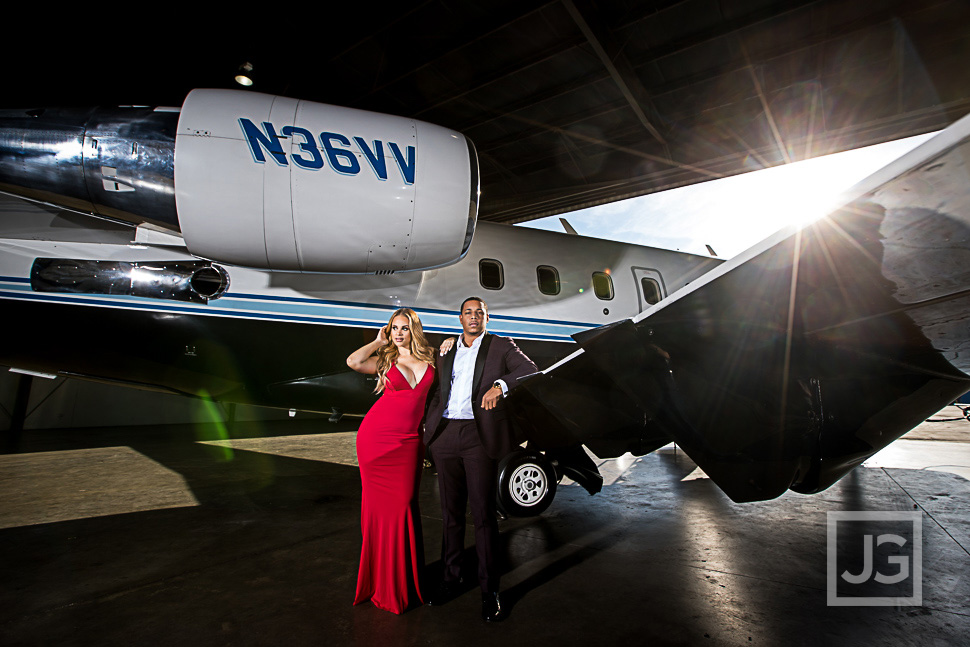 Airport Los Angeles Engagement Photography