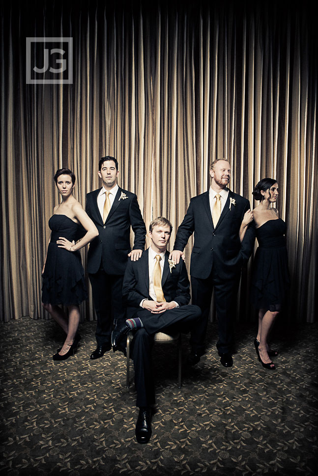 Altadena Country Club Wedding Party Photo