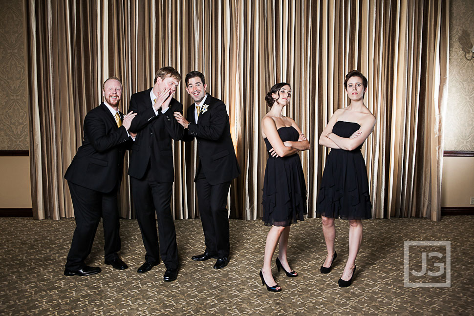Altadena Country Club Wedding Party Photo