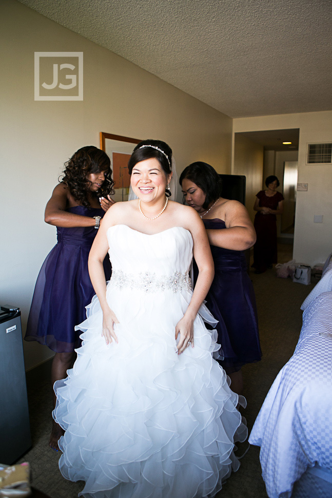 Westin Pasadena Wedding Preparation