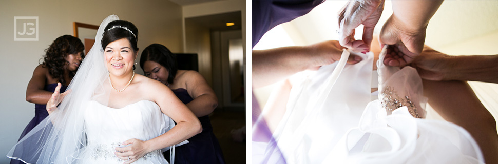 Westin Pasadena Wedding Preparation