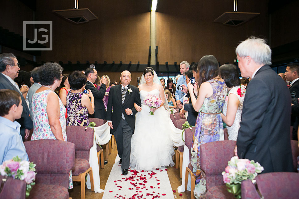 Neighborhood Church Wedding Ceremony in Pasadena