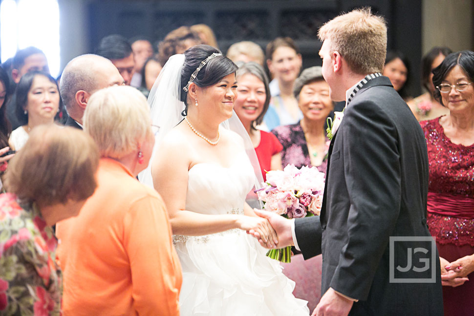Neighborhood Church Wedding Ceremony in Pasadena