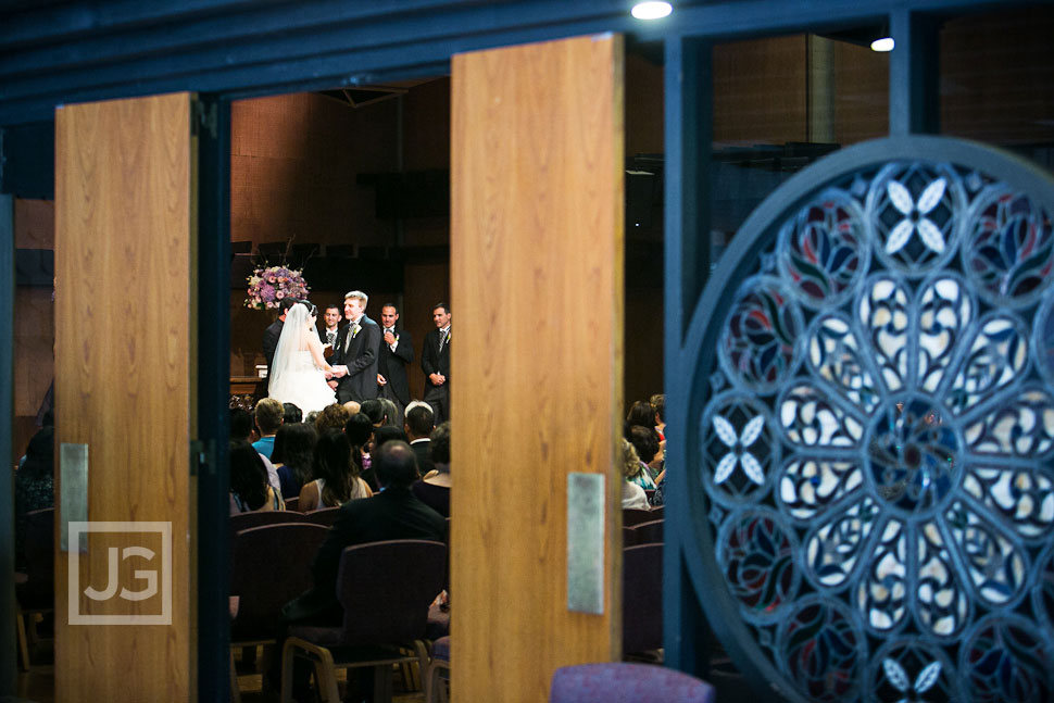 Neighborhood Church Wedding Ceremony in Pasadena