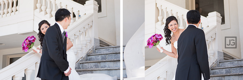 Wedding First Look Pasadena