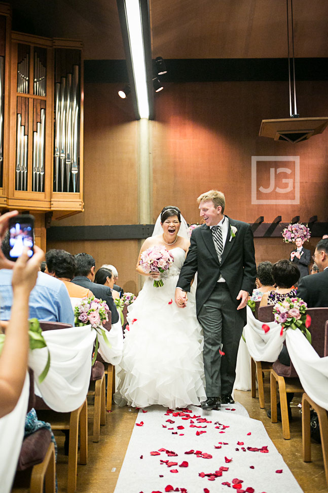 Neighborhood Church Pasadena Wedding Ceremony