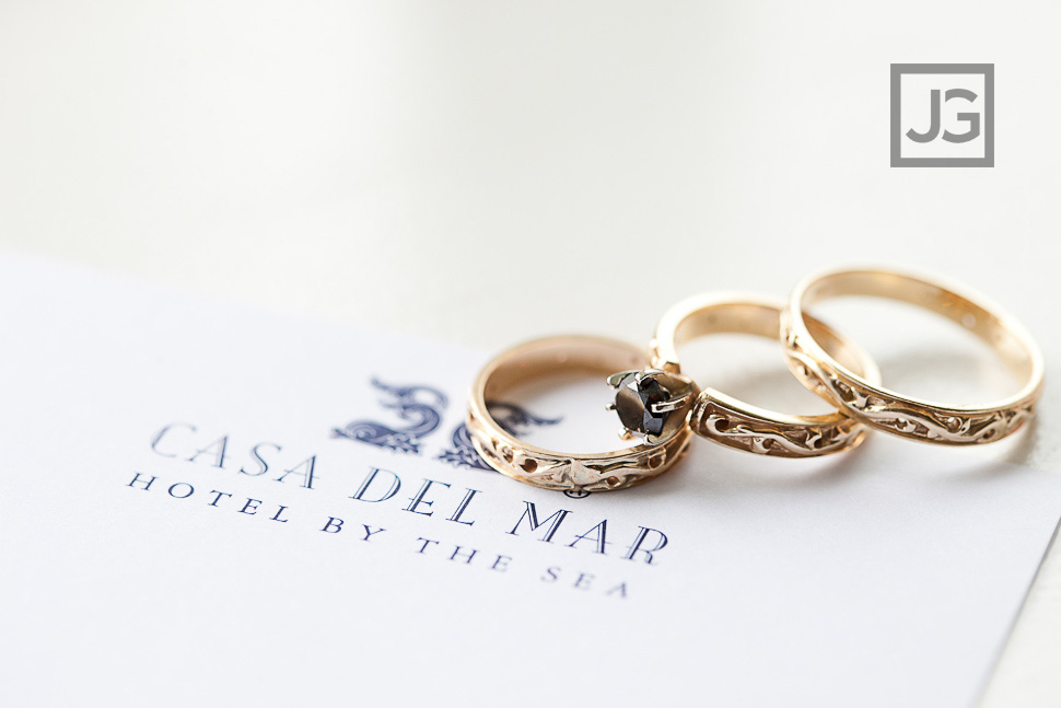 Wedding Rings Photo Casa del Mar