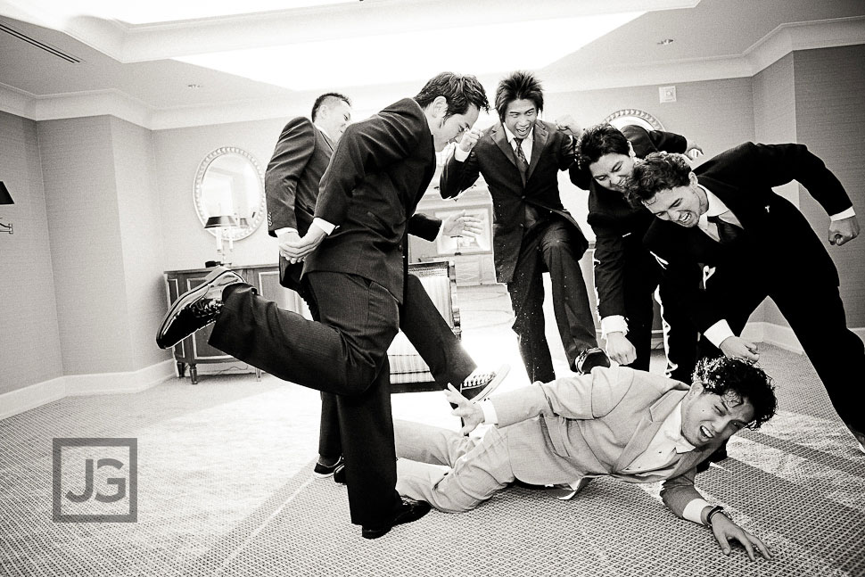 Wedding Party Casa del Mar Groomsmen