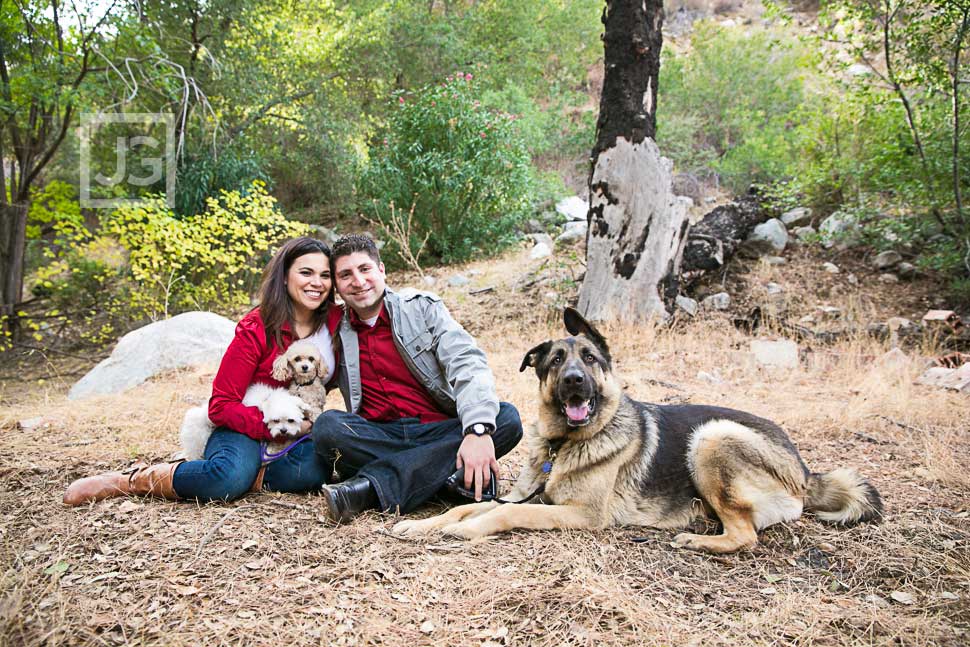 Azusa Canyon engagement photography