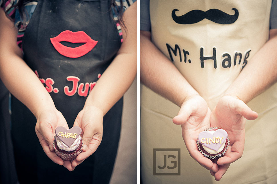 Baking Cooking Engagement Photos