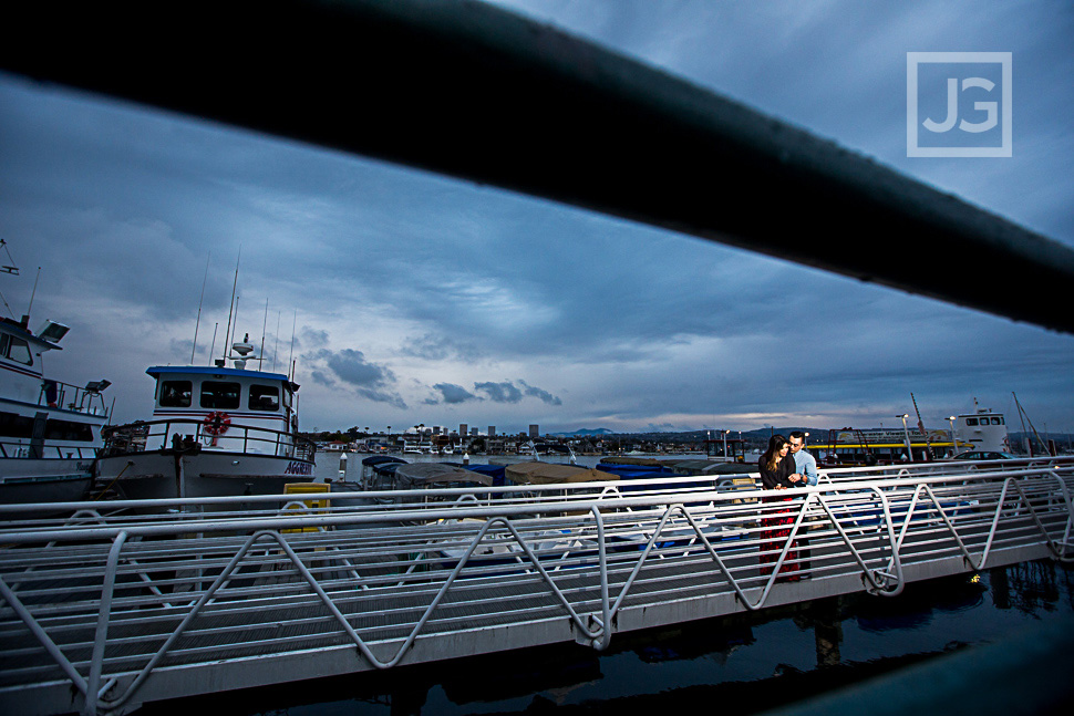 Balboa Island Engagement Photo