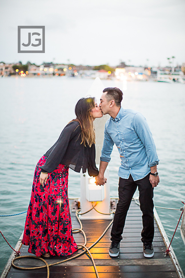 Balboa Island Engagement Photo