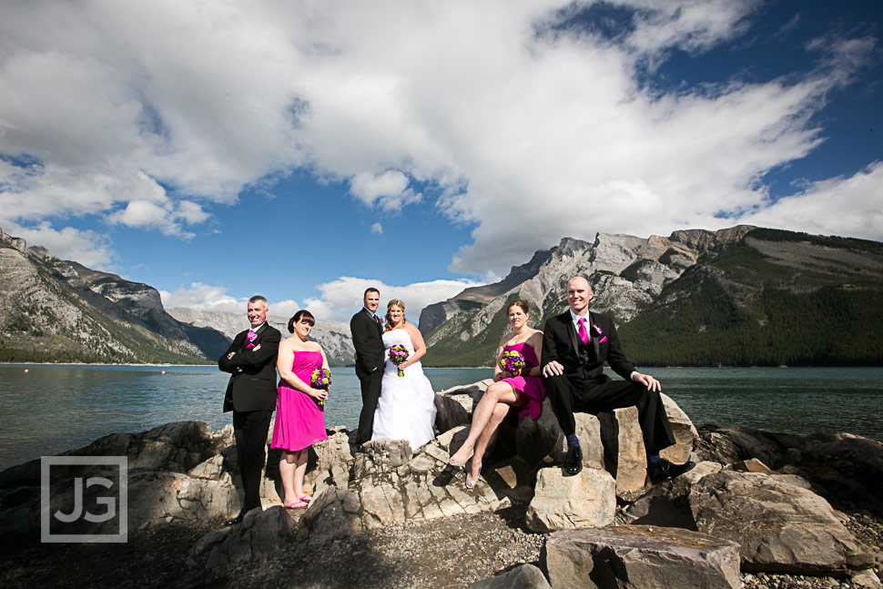 Banff Wedding Photography Wedding Party Photo